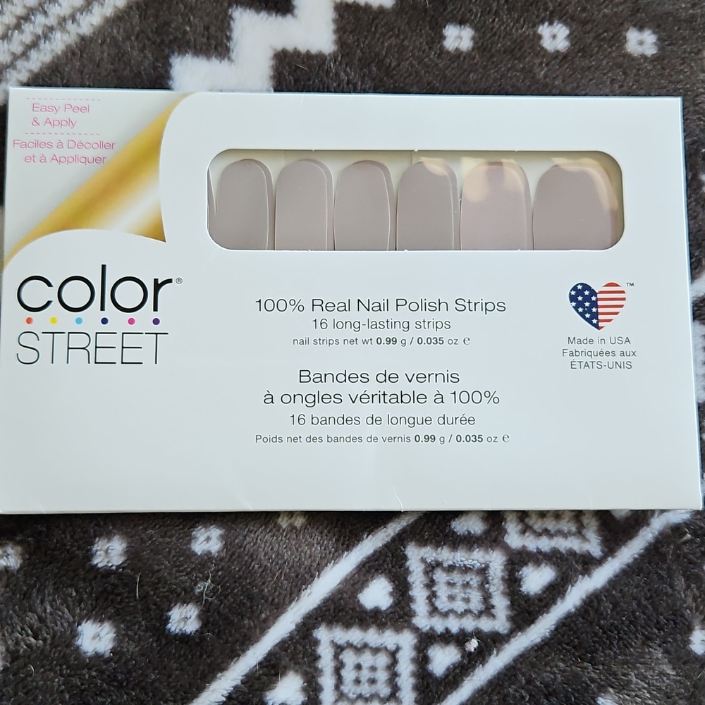 Color Street Dove Me Not HostessExclusive nail polish strips duochrome pink gray
